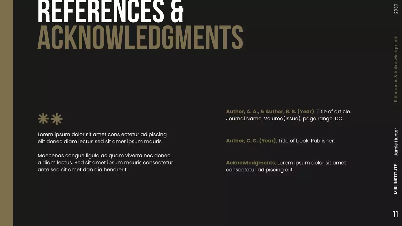 Modern Dark Research Proposal Presentation