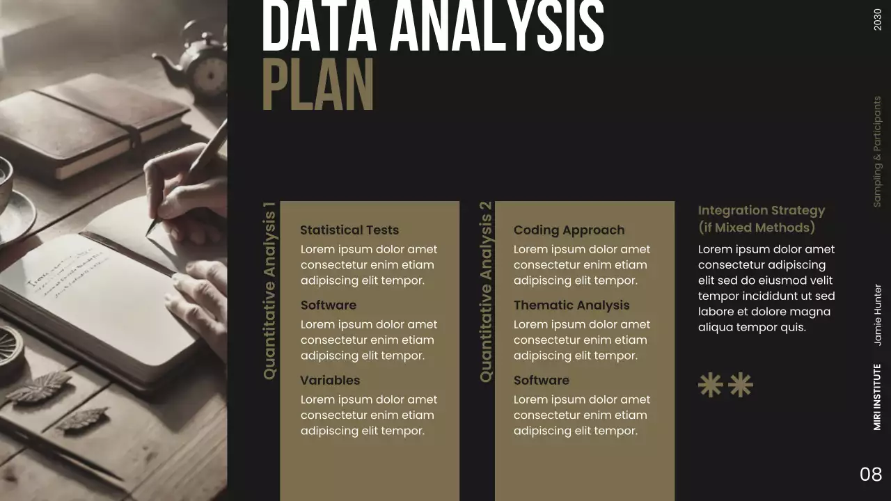 Modern Dark Research Proposal Presentation