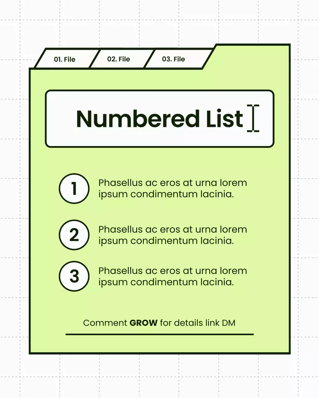Green and White Modern Content Creations Tips Instagram Post