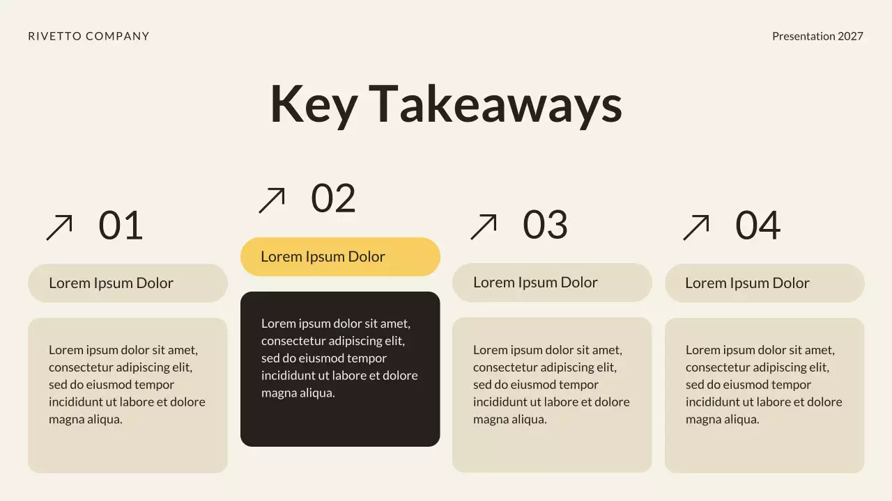 Black and Beige Market Trends Insights Report Presentation