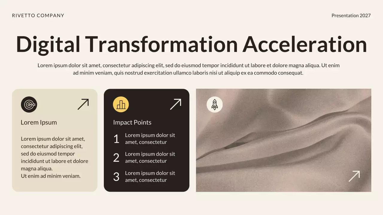 Black and Beige Market Trends Insights Report Presentation