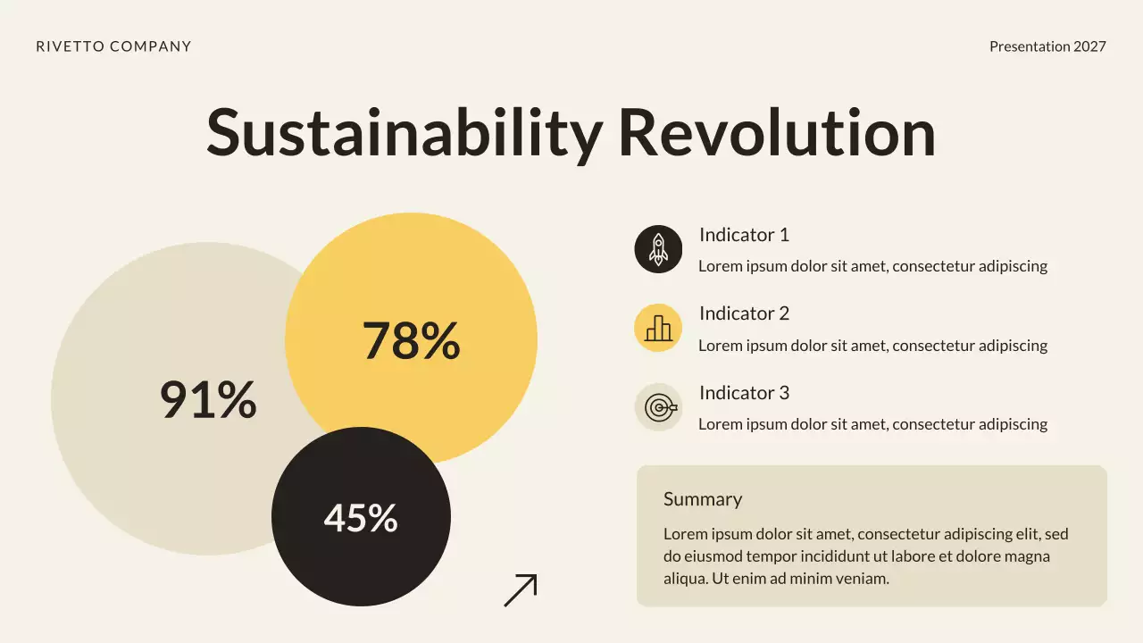 Black and Beige Market Trends Insights Report Presentation