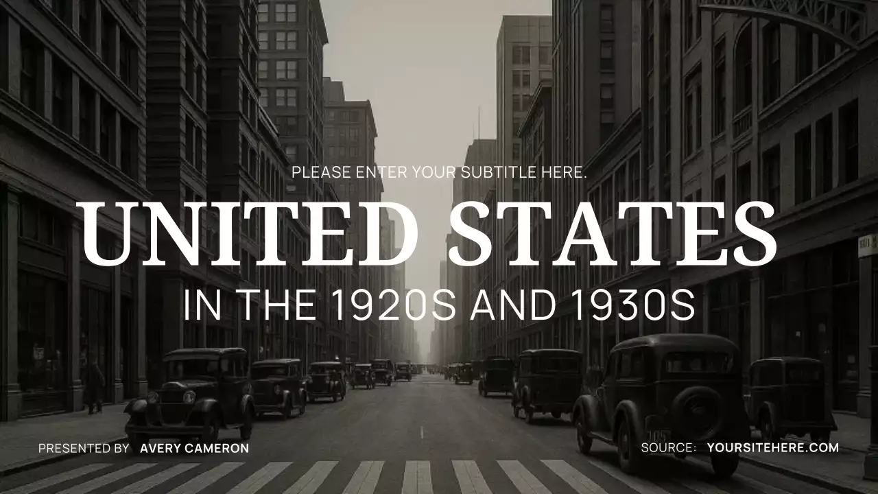 Black Vintage Civil History Presentation