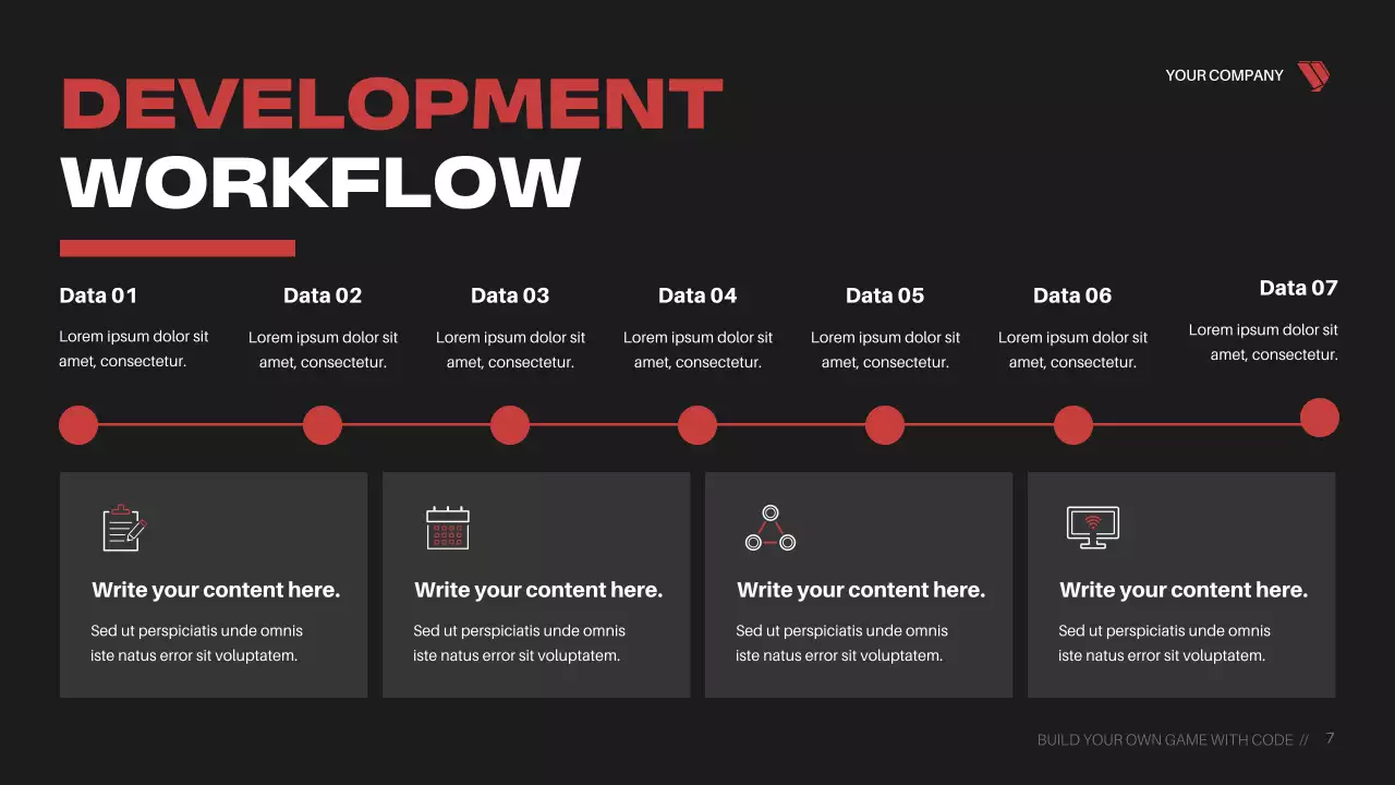 Red Cyber Game Coding Course Presentation
