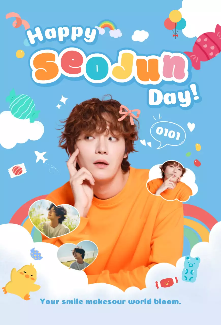 カラフル ポップ かわいいセンイル