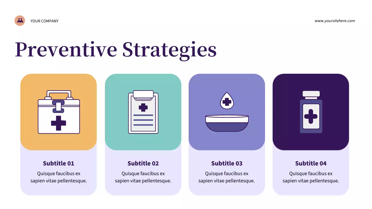 Purple Modern Lung Cancer Awareness Presentation