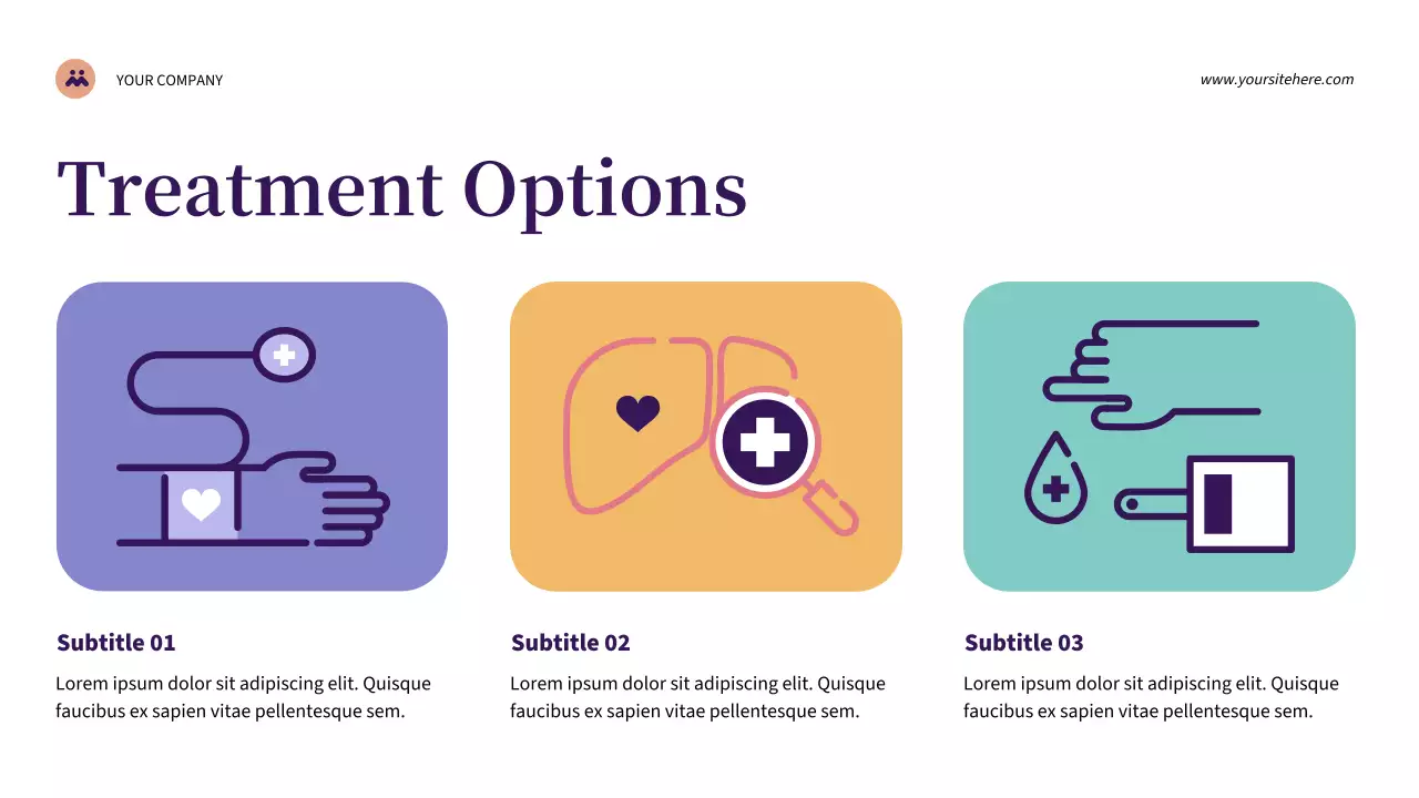 Purple Modern Lung Cancer Awareness Presentation