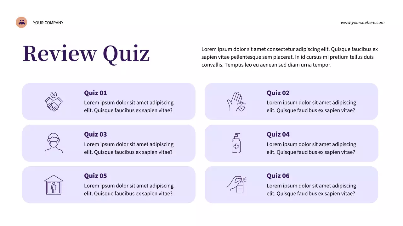 Purple Modern Lung Cancer Awareness Presentation