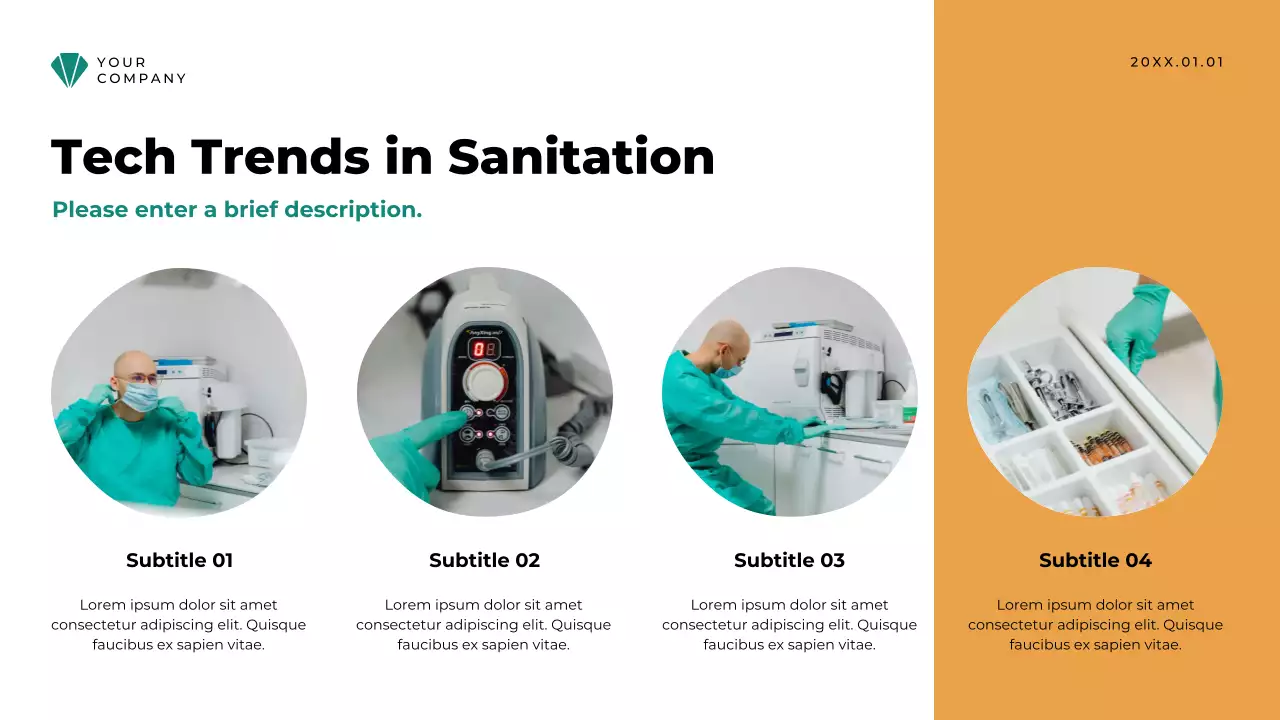 Beige Vintage Sanitation History Lecture Presentation