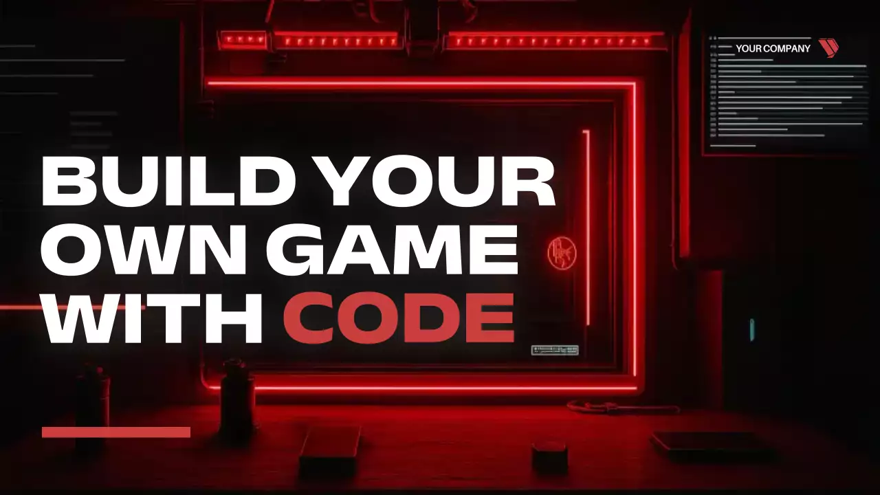 Red Cyber Game Coding Course Presentation