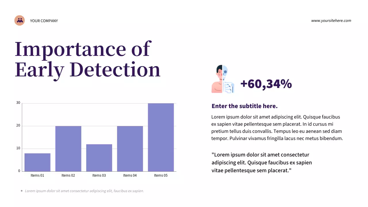 Purple Modern Lung Cancer Awareness Presentation