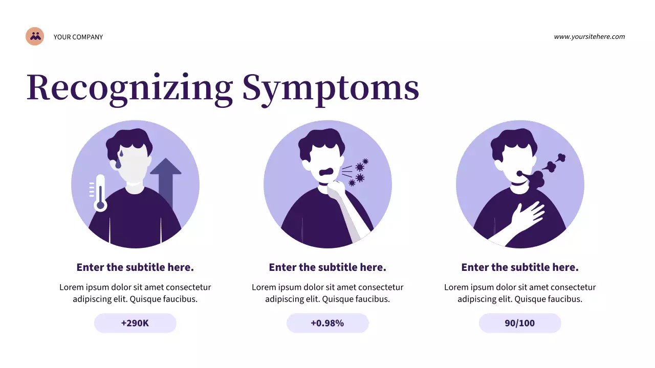 Purple Modern Lung Cancer Awareness Presentation