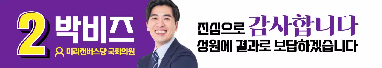 보라 심플 선거 홍보