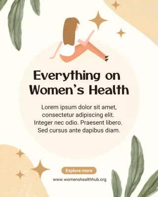 Beige Minimal Health Promotion Instagram Post