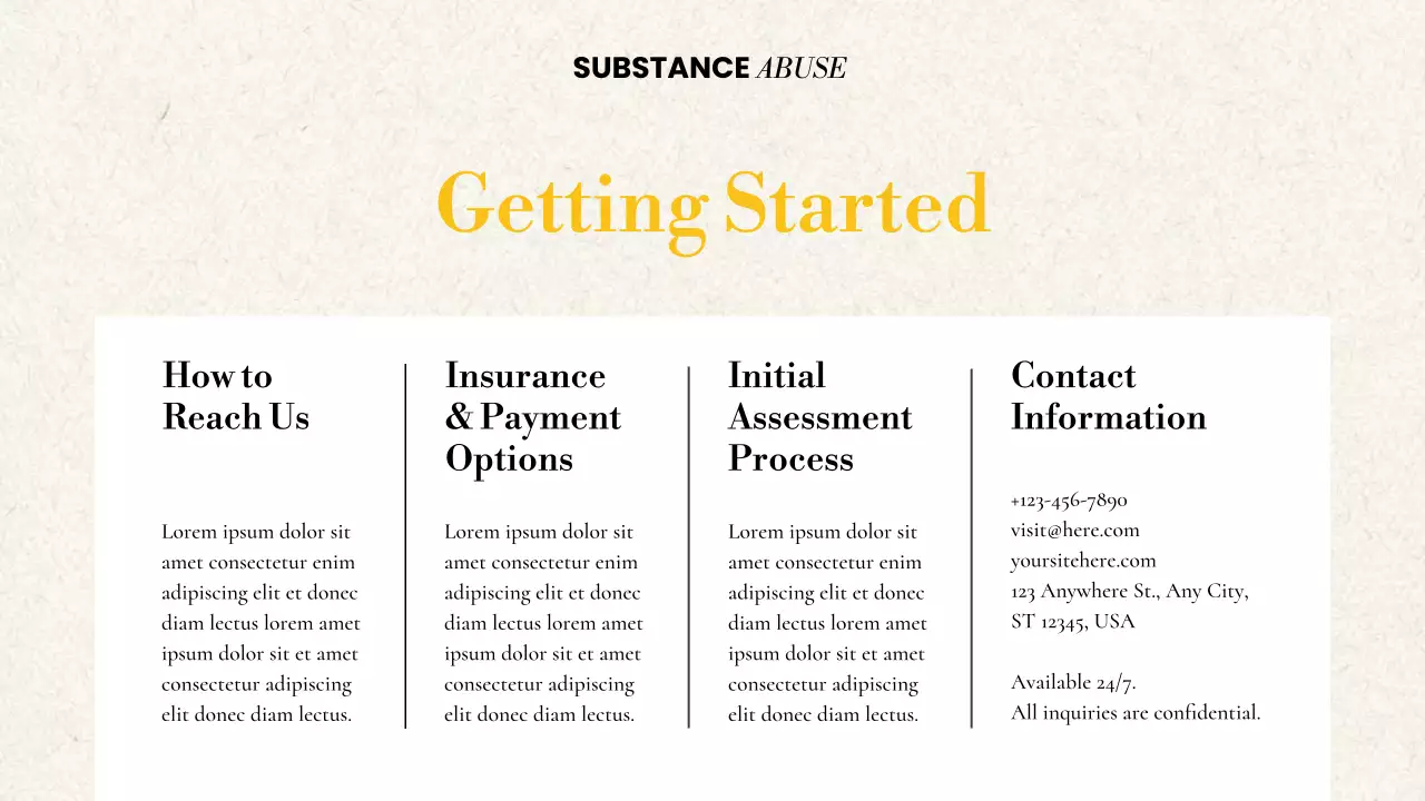 Modern Substance Abuse Recovery Presentation