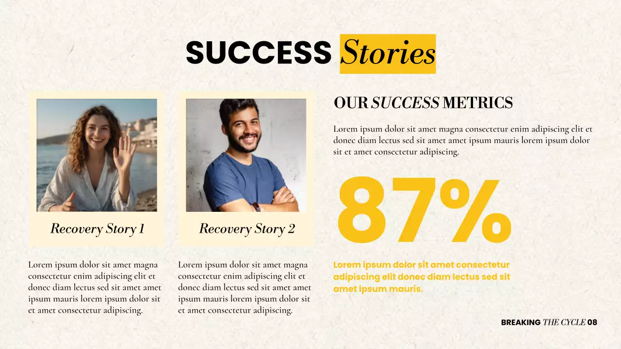 Modern Substance Abuse Recovery Presentation