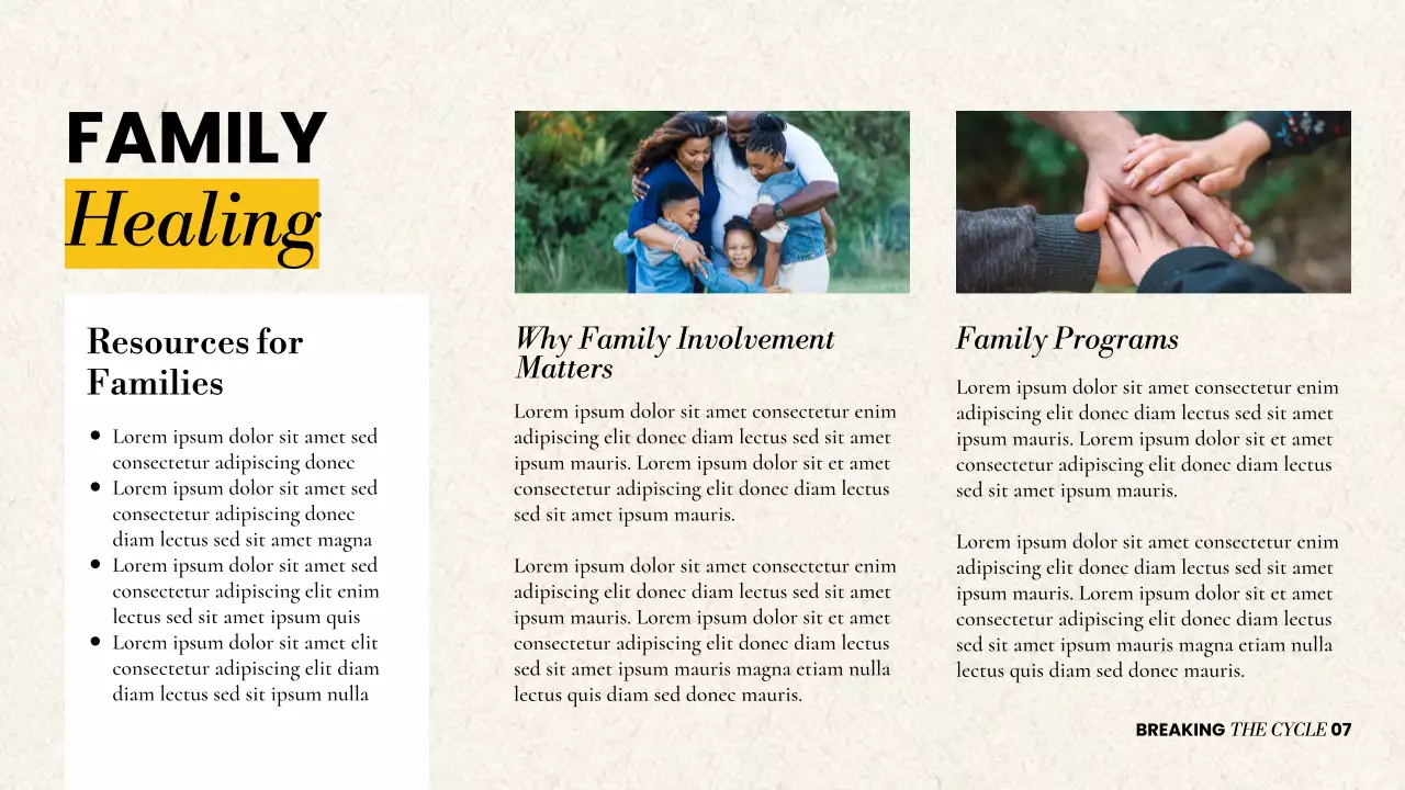 Modern Substance Abuse Recovery Presentation