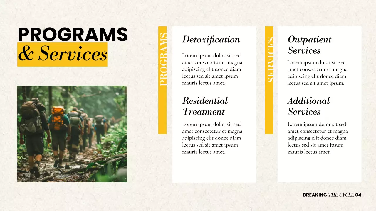 Modern Substance Abuse Recovery Presentation