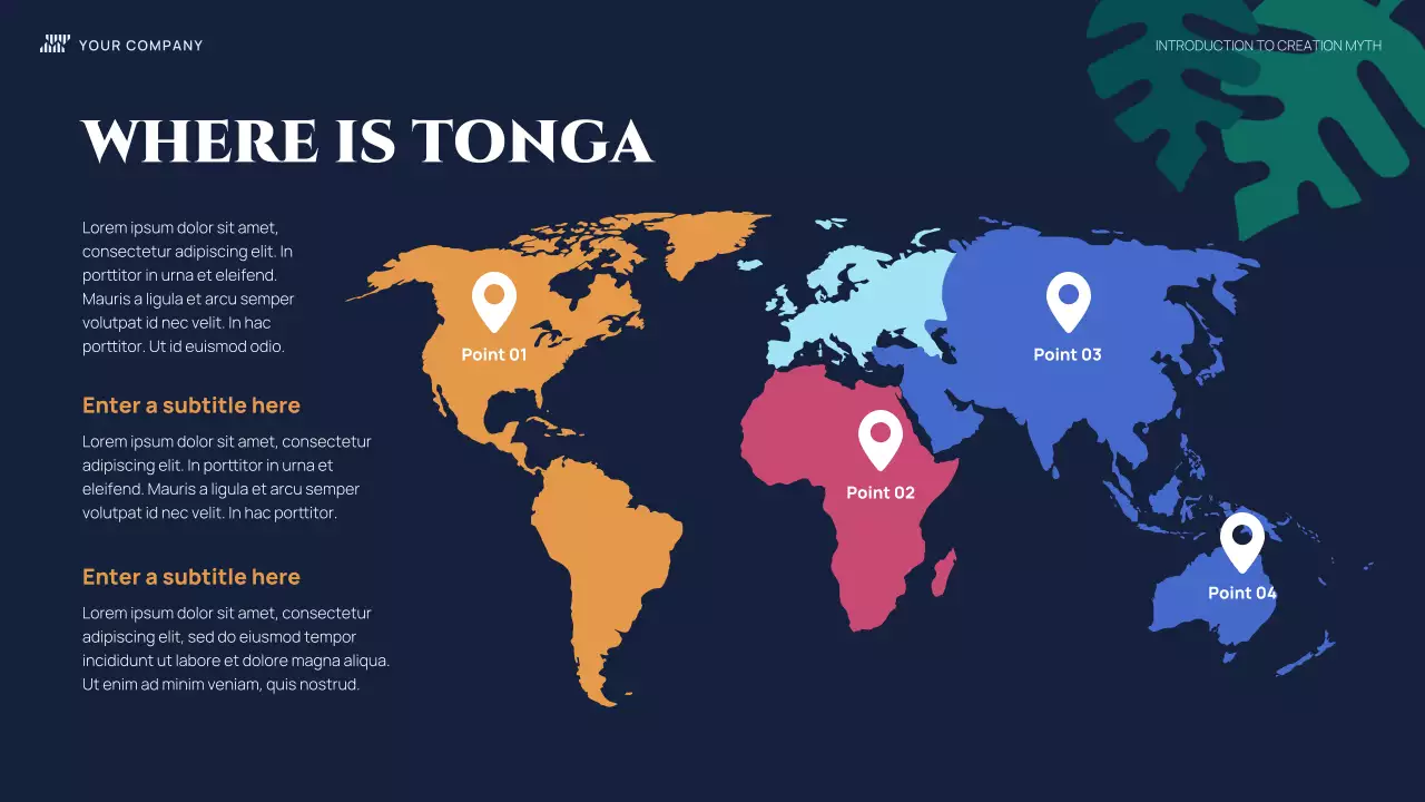 Colorful Illustrative Introduction Creation Myth Presentation