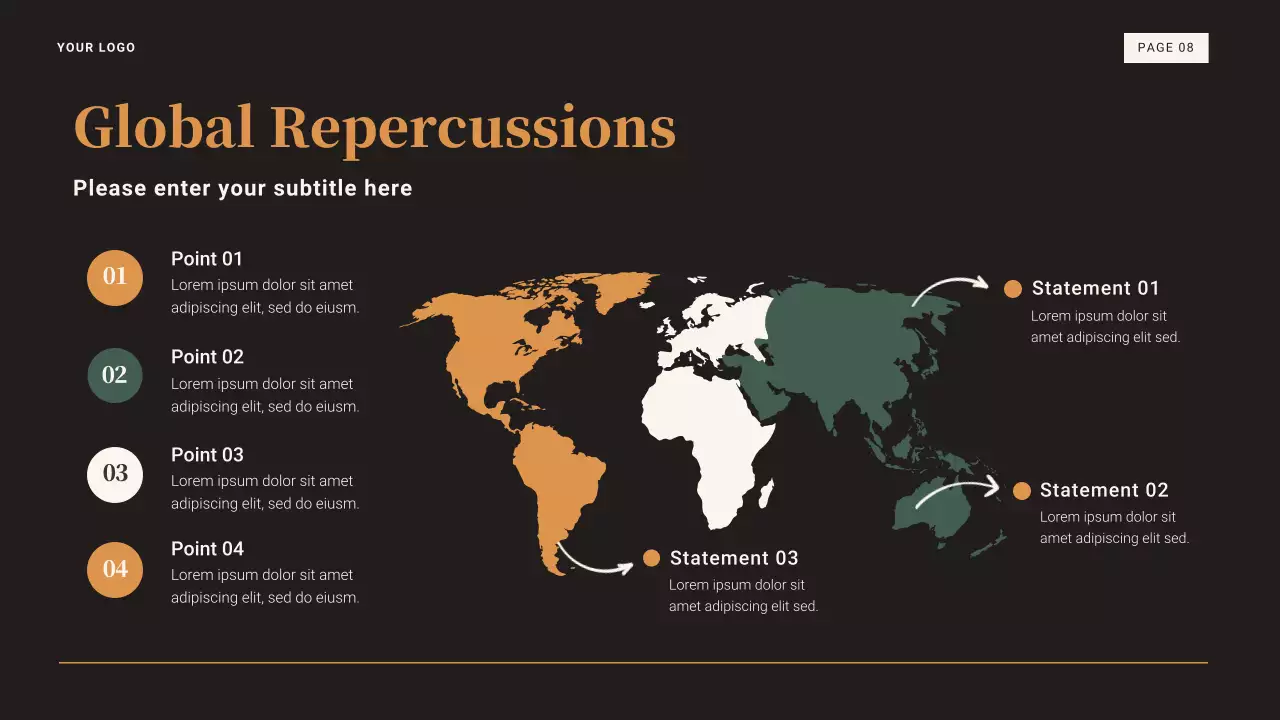 Brown and Orange Vintage Great Depression History Presentation