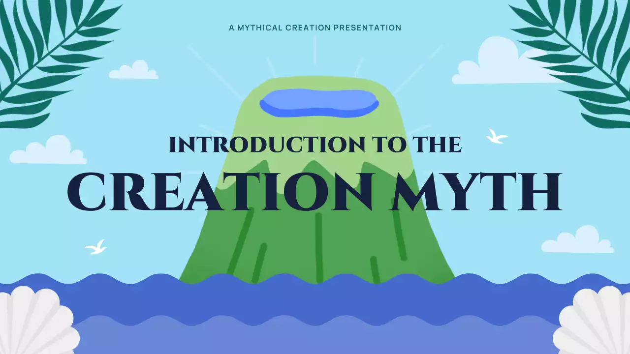 Colorful Illustrative Introduction Creation Myth Presentation