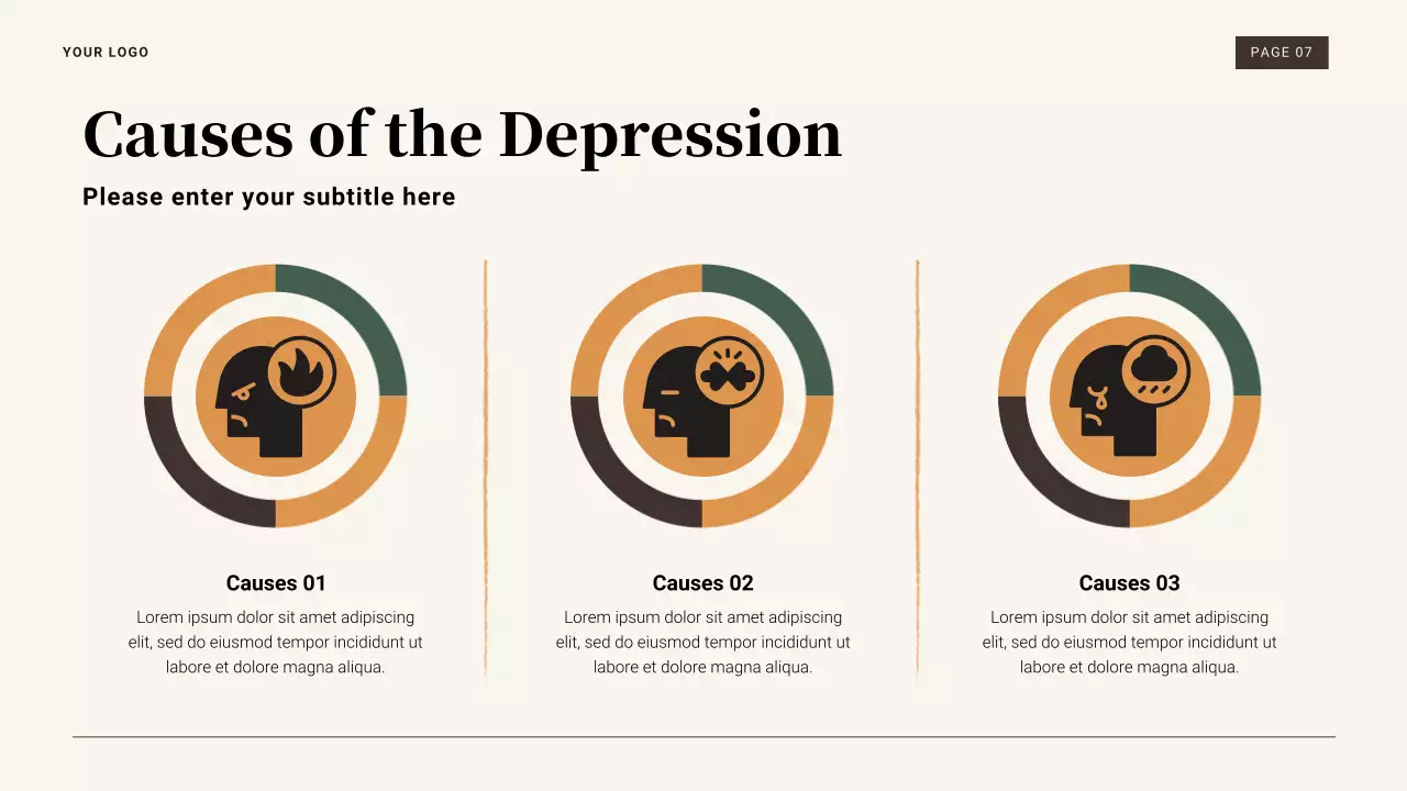 Brown and Orange Vintage Great Depression History Presentation