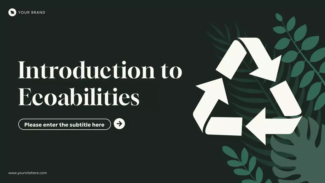 Green Natural Modern Introduction to Ecology Presentation