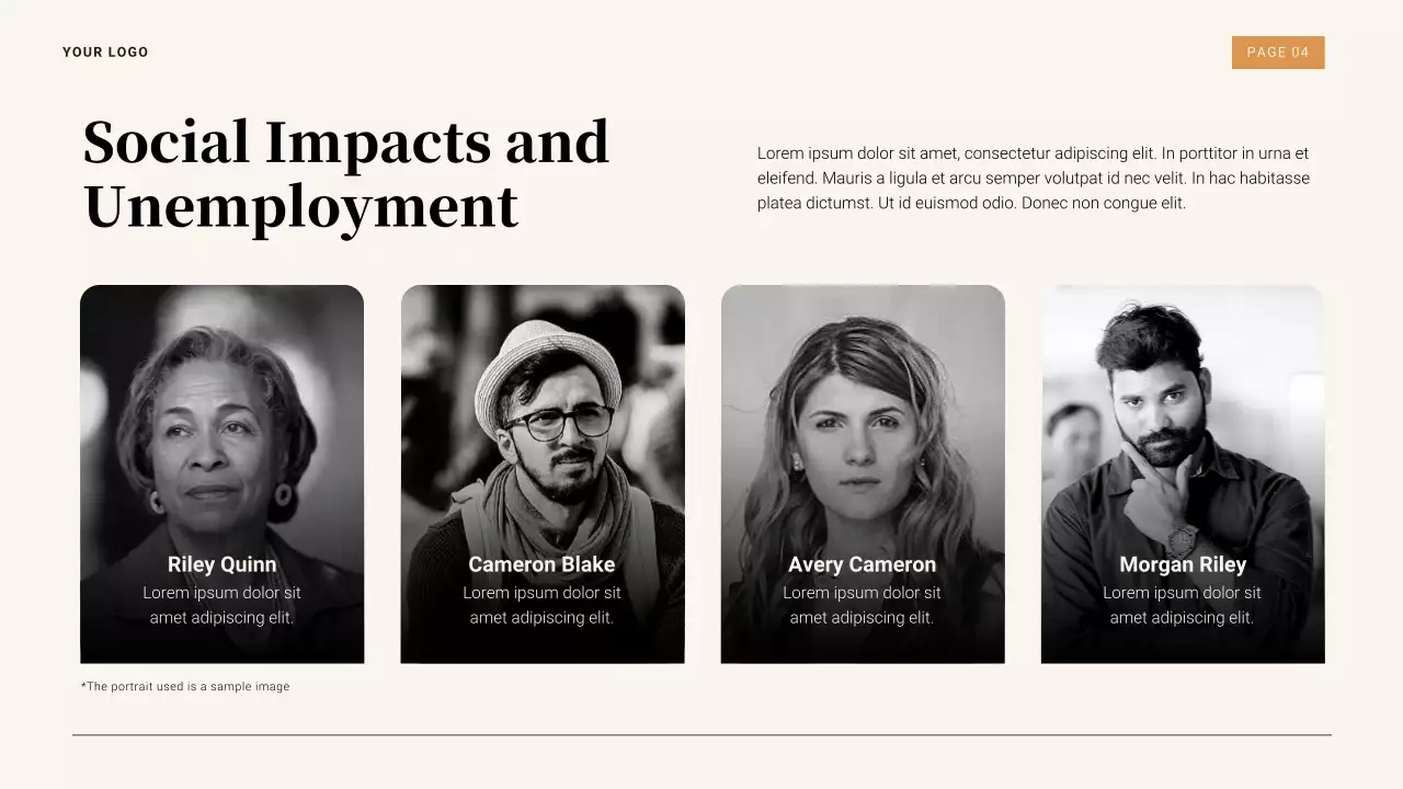 Brown and Orange Vintage Great Depression History Presentation