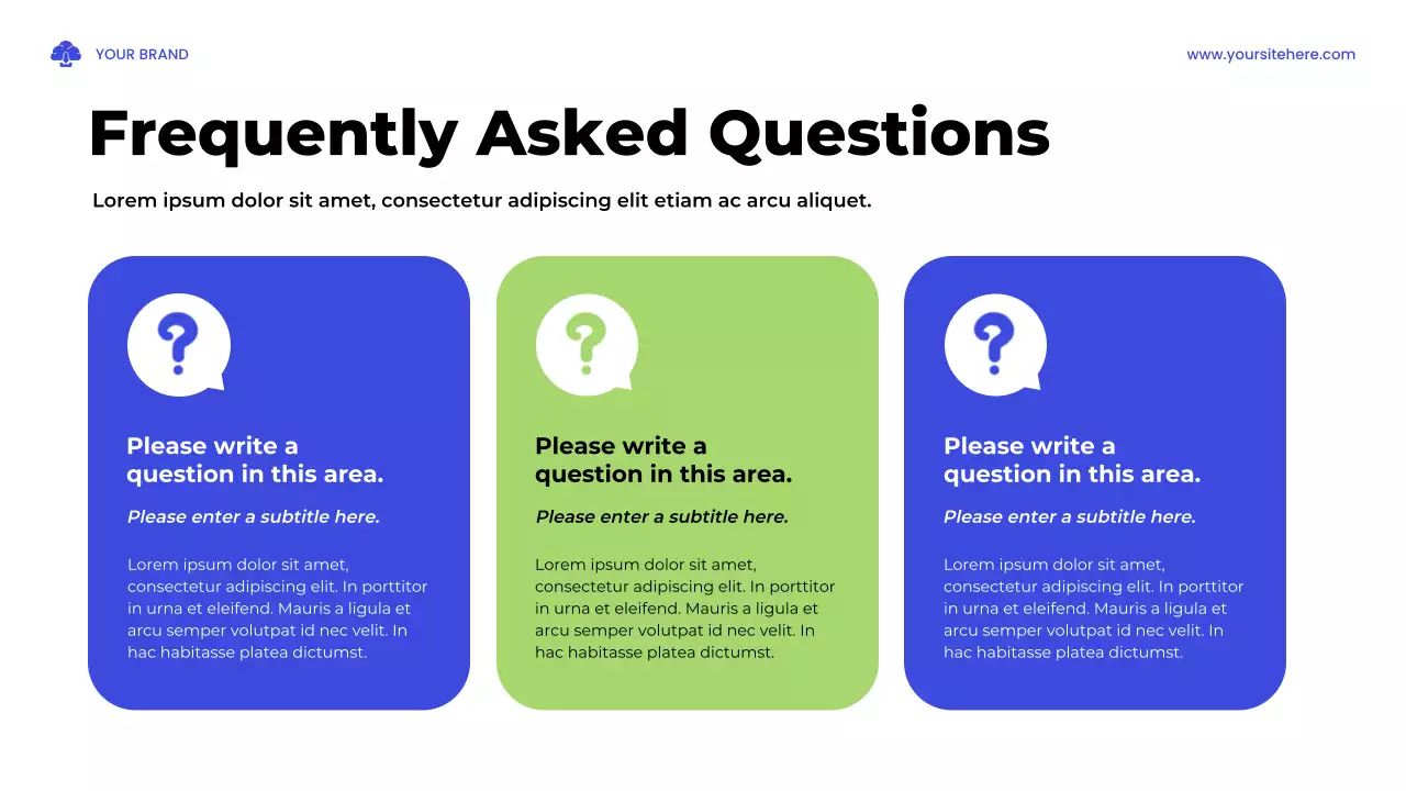 Blue and Green Illustrative Health Awareness Presentation
