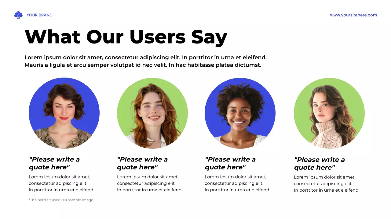 Blue and Green Illustrative Health Awareness Presentation