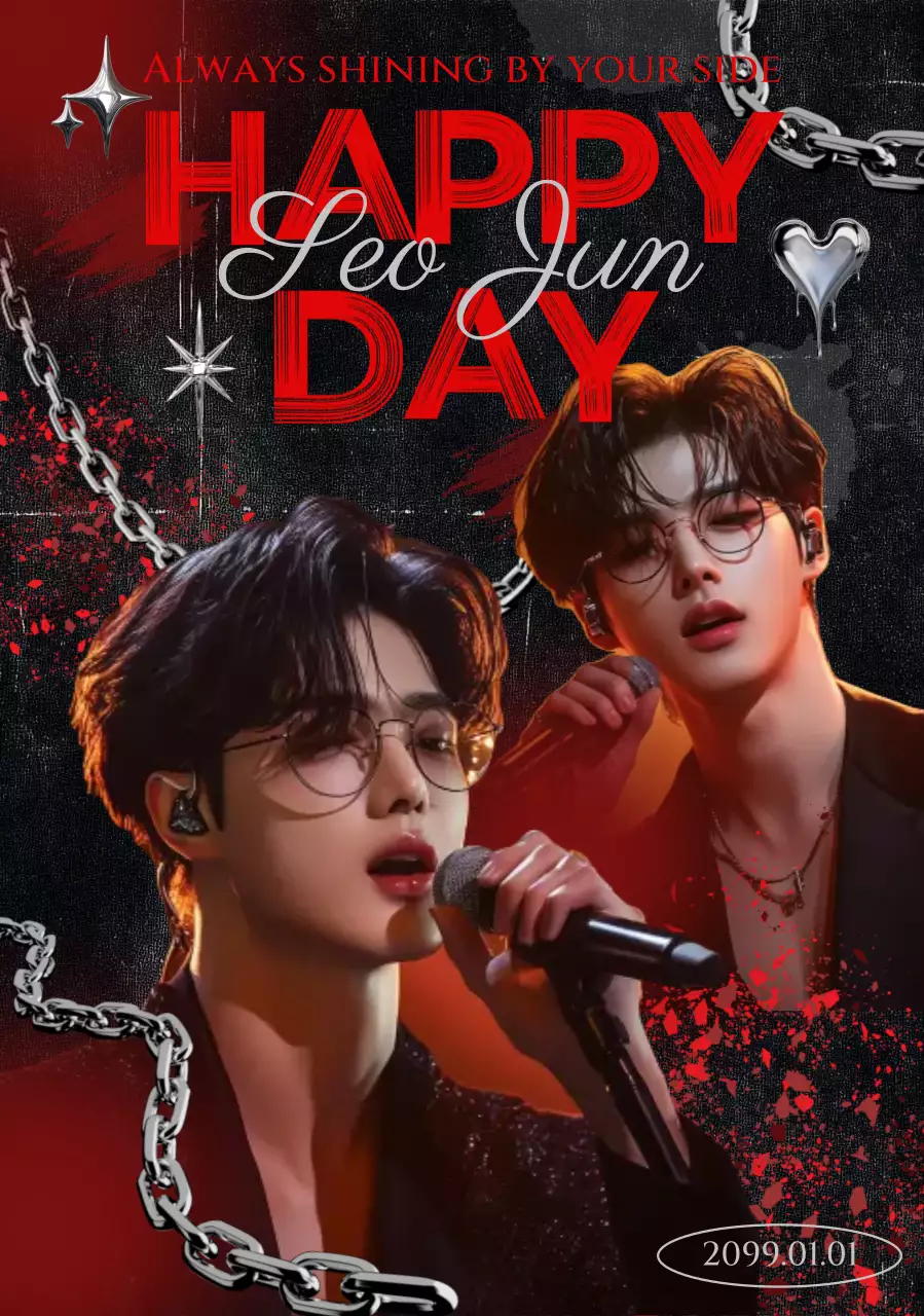 赤 モダン 音楽 ポスター ダークセンイル