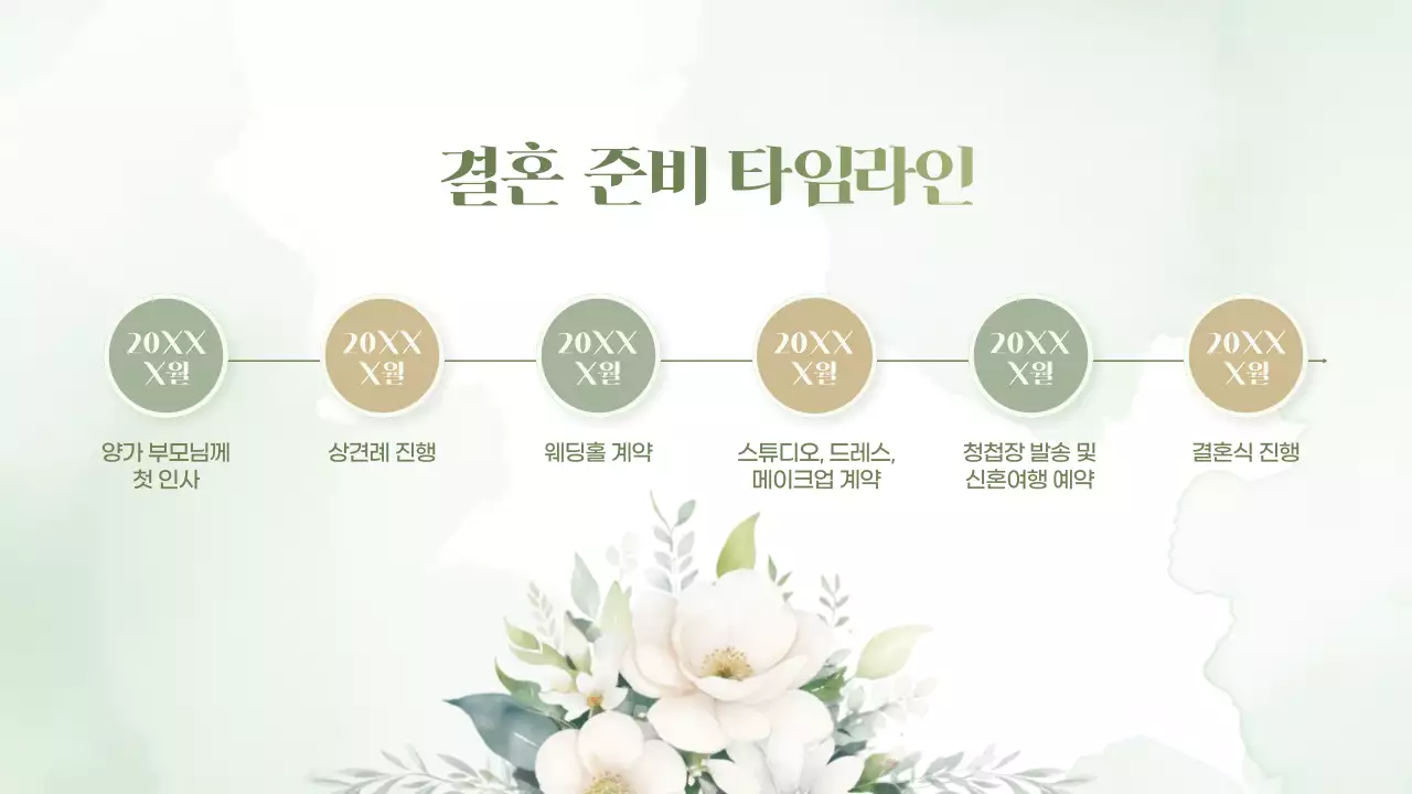 민트 클래식 결혼 초대장