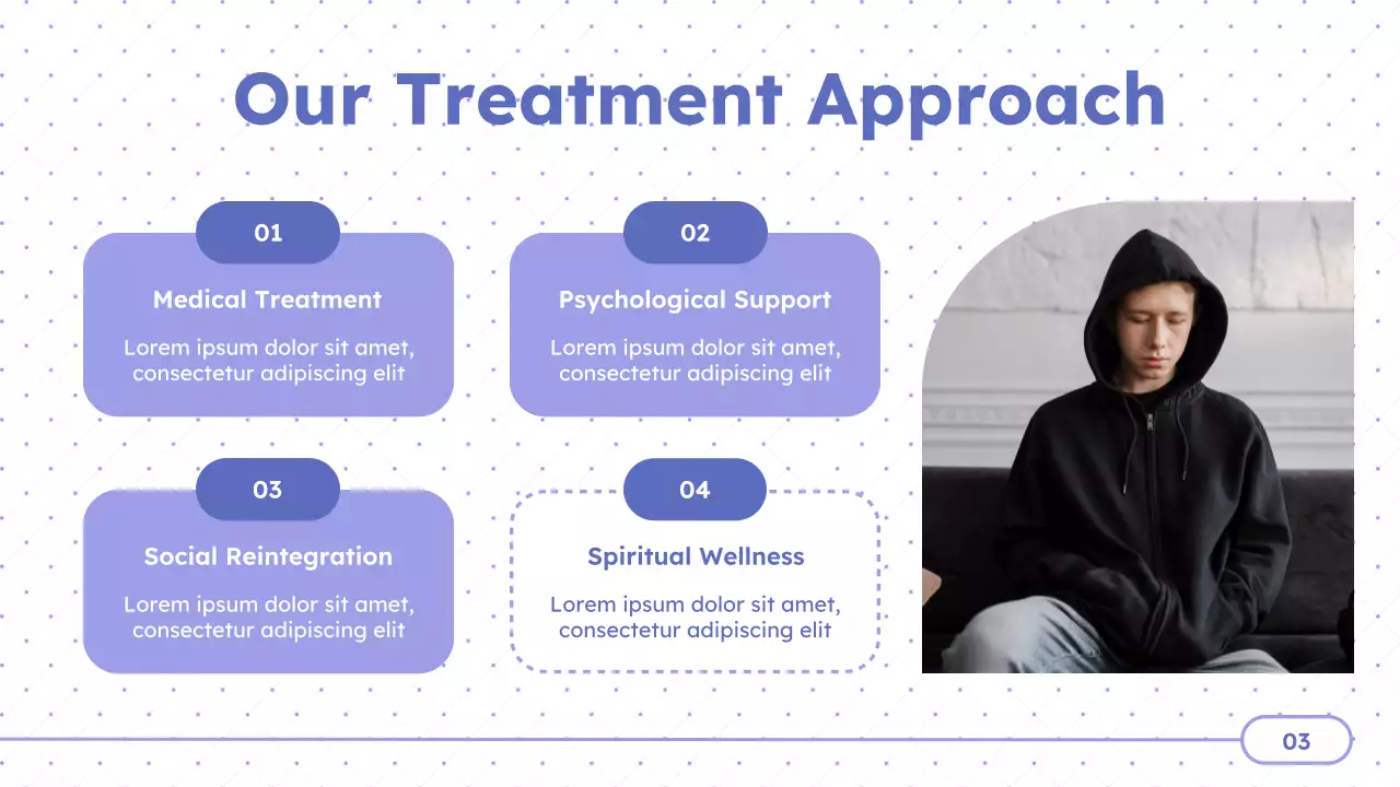 Purple Minimal Treatment Centers Presentation