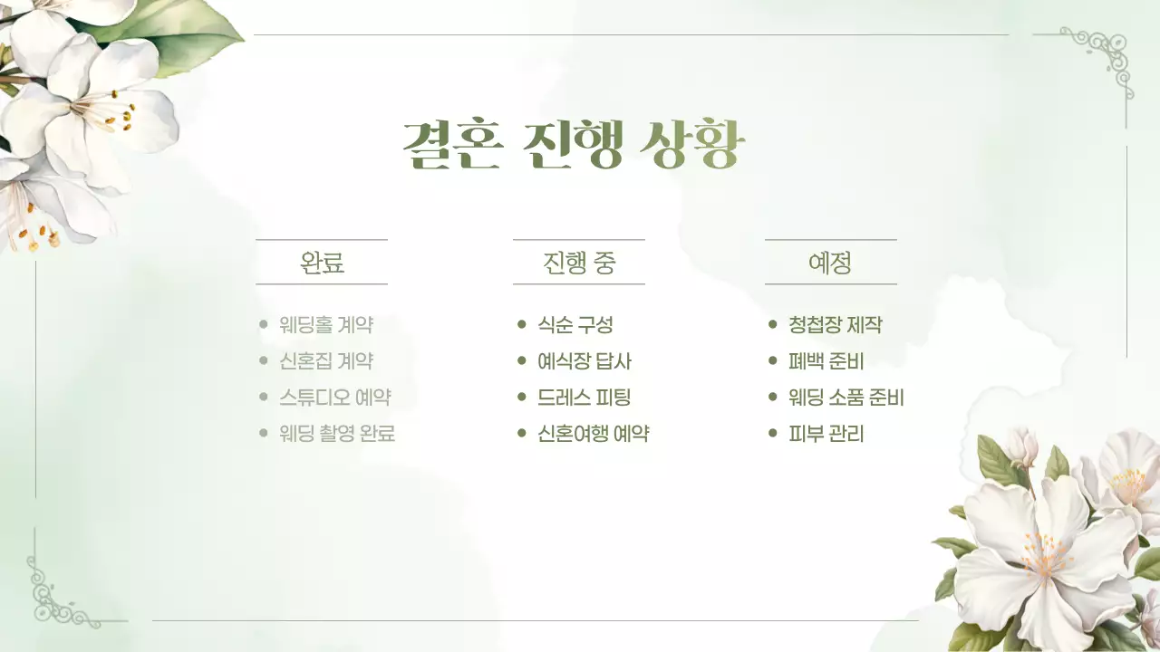 민트 클래식 결혼 초대장