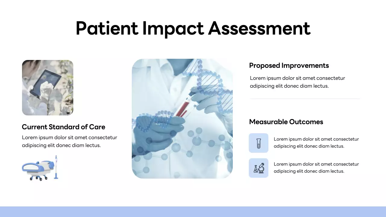 Blue Modern Healthcare Presentation