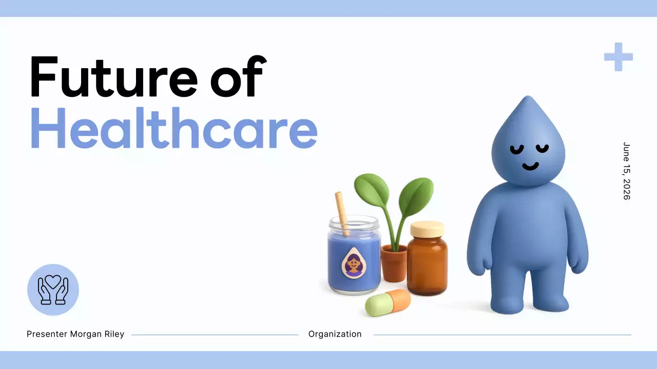 Blue Modern Healthcare Presentation