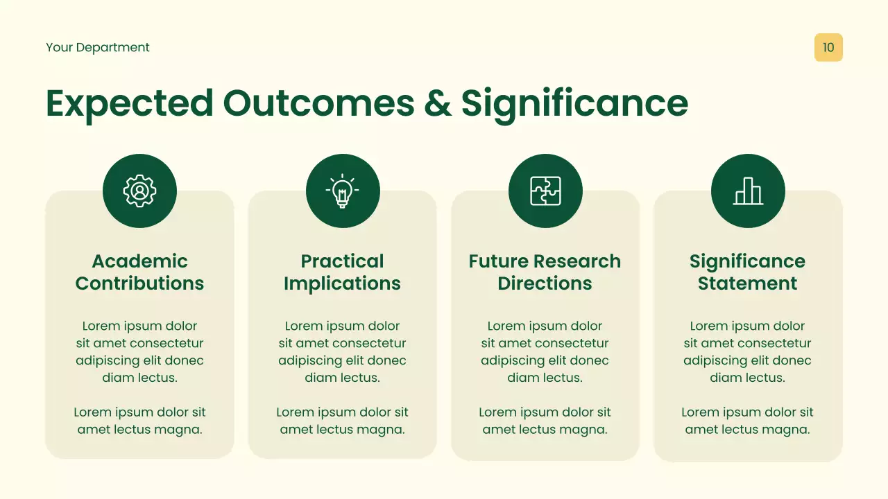 Yellow Professional Academic Research Proposal Presentation