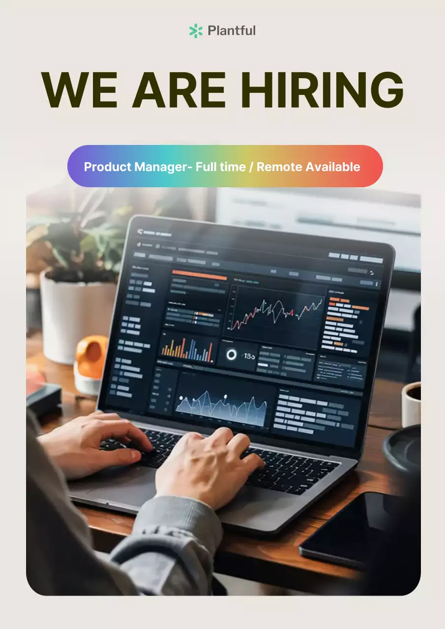 Beige Modern Hiring Recruitment