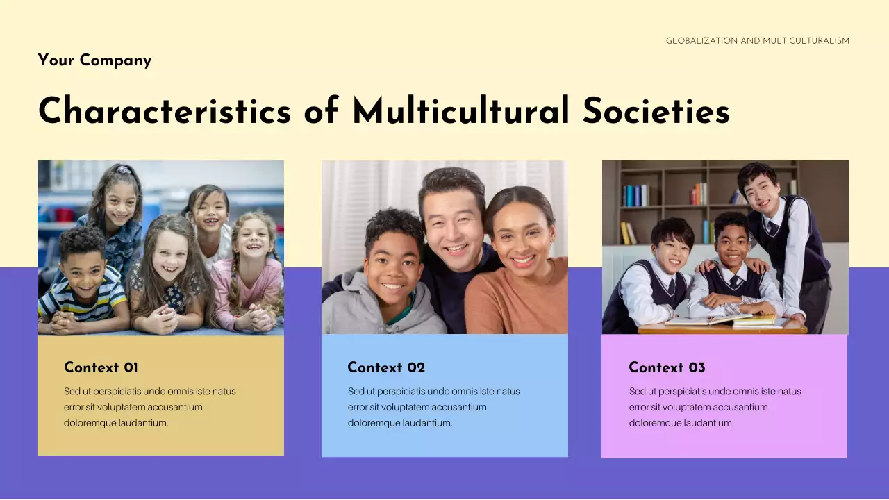 Colourful Cultural Diversity Lecture Presentation