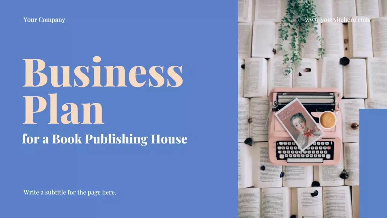 Blue Classic Business Plan Document Presenton