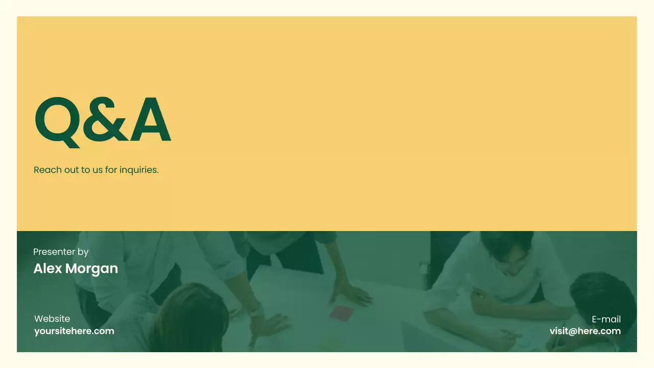 Yellow Professional Academic Research Proposal Presentation