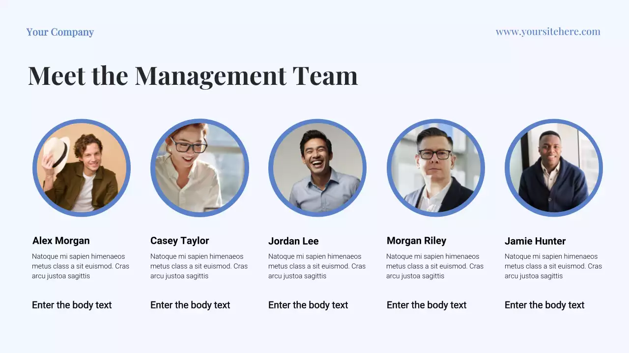 Blue Classic Business Plan Document Presenton