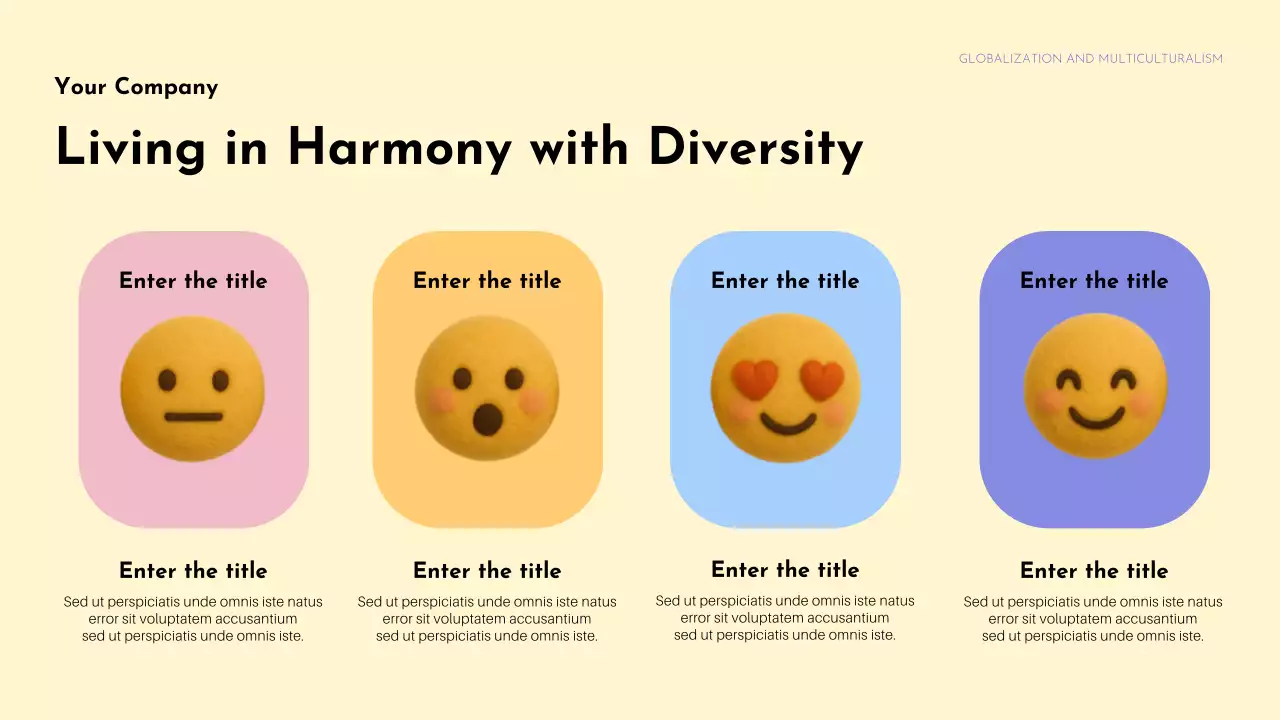 Colourful Cultural Diversity Lecture Presentation