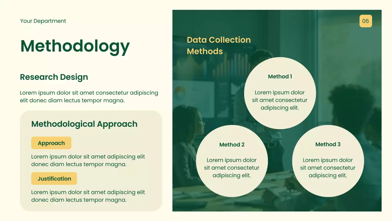 Yellow Professional Academic Research Proposal Presentation