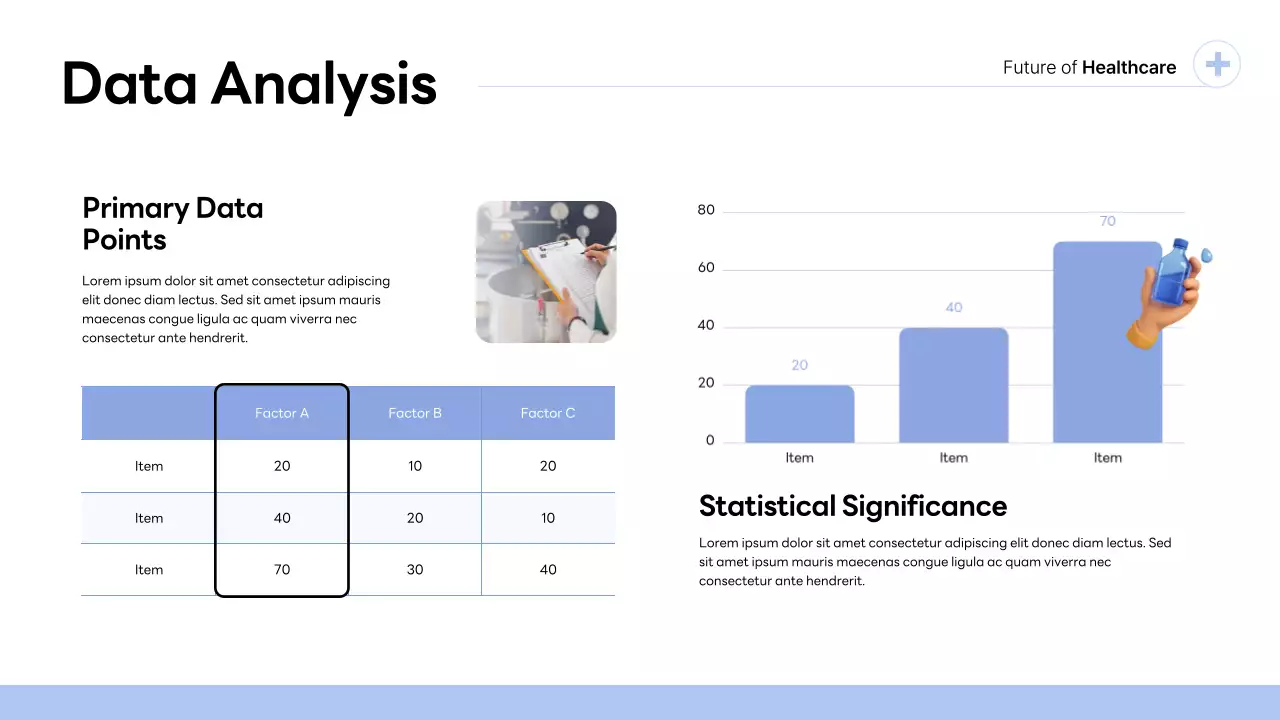 Blue Modern Healthcare Presentation