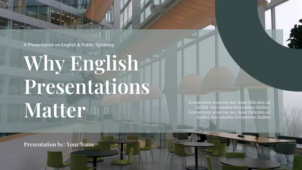 Green Modern Language Guide Presentation