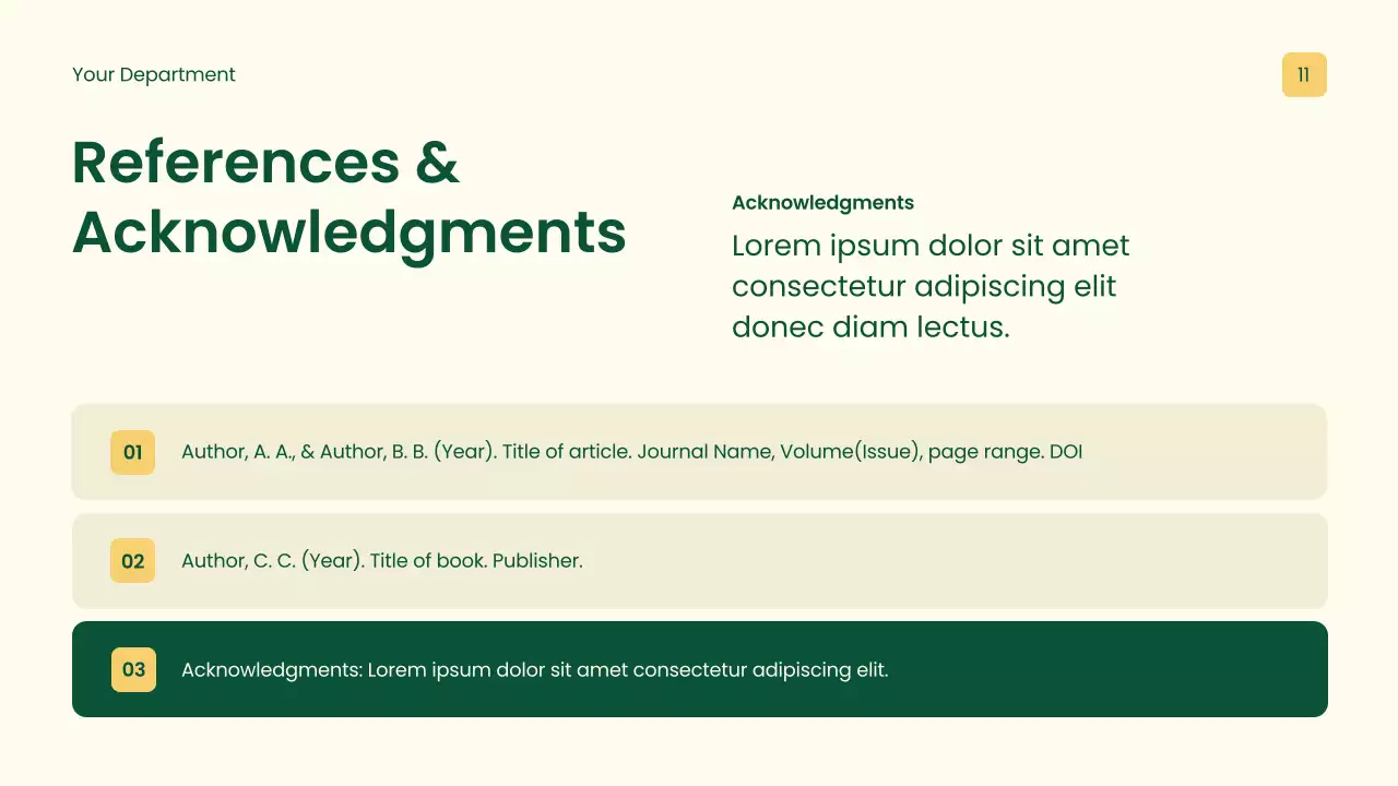 Yellow Professional Academic Research Proposal Presentation