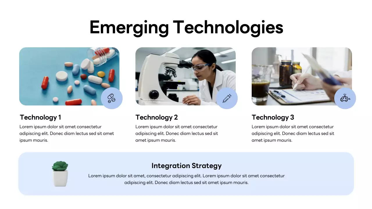 Blue Modern Healthcare Presentation