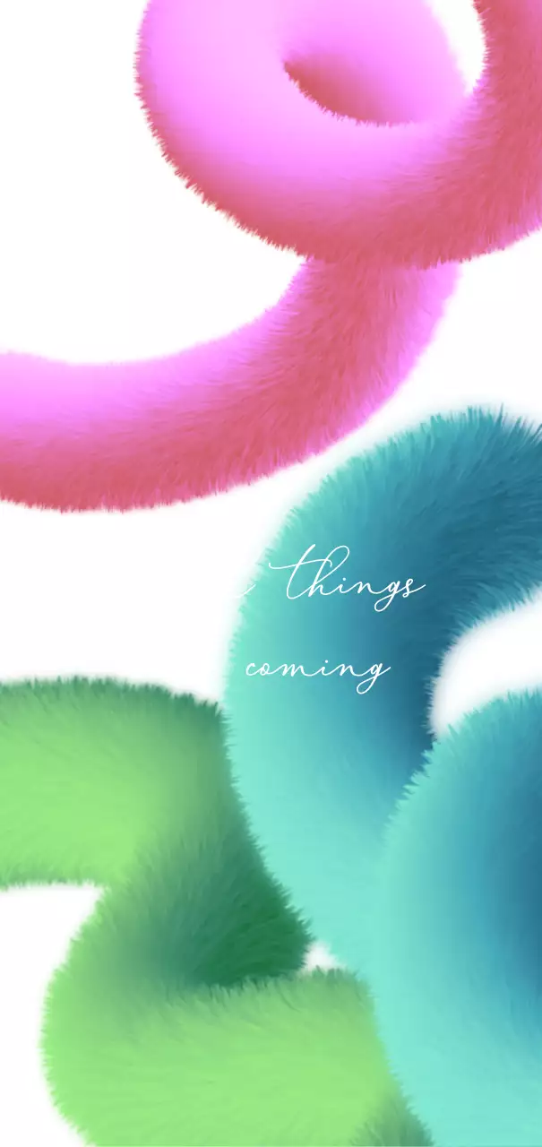 연두 팝 긍정 메시지 포스터