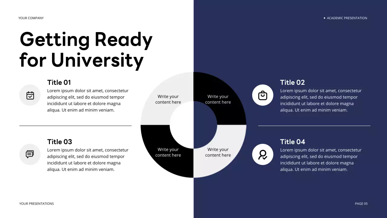 Navy Classic Education Presentation